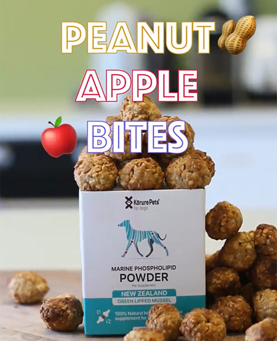 Peanut Butter Apple Bites: Healthy Homemade Dog Treats | Kōrure Pets
&ndash; Korure Pets