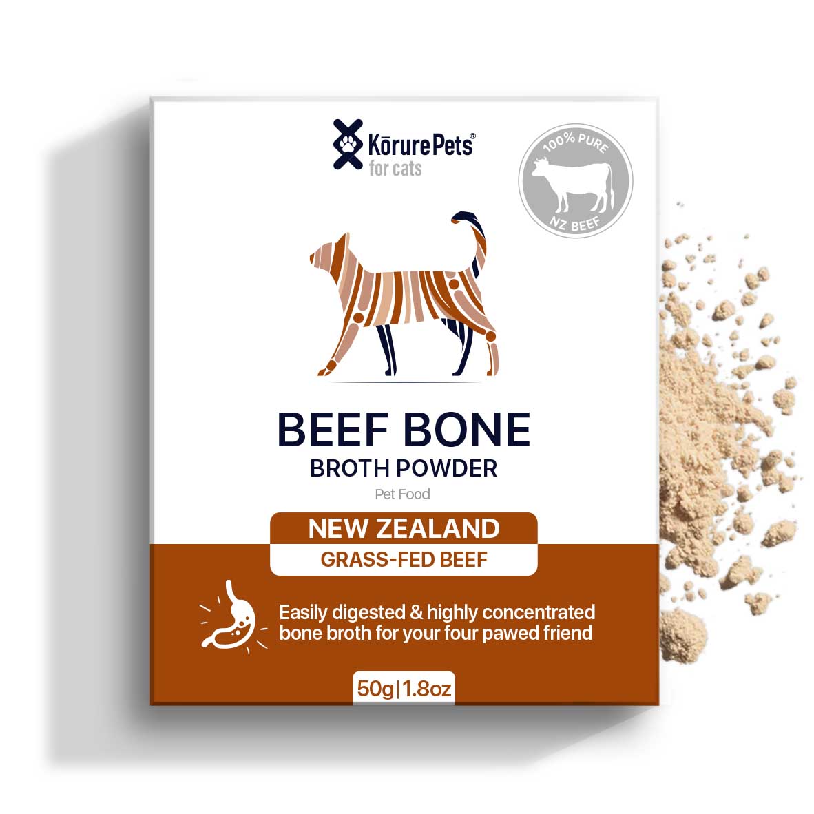 Cat Beef Bone Broth Powder *NEW* Korure Pets