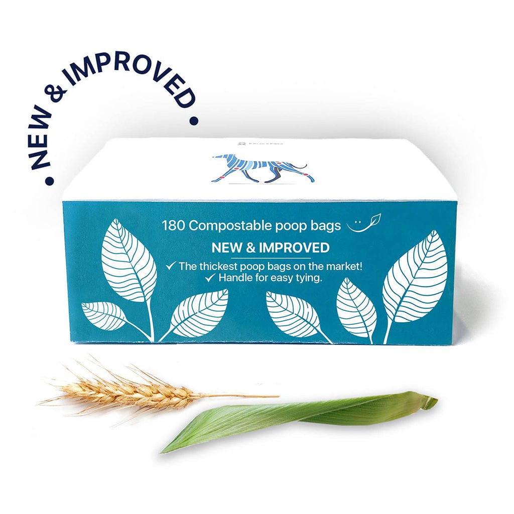 Compostable Dog Poop Bags - 180 bags
