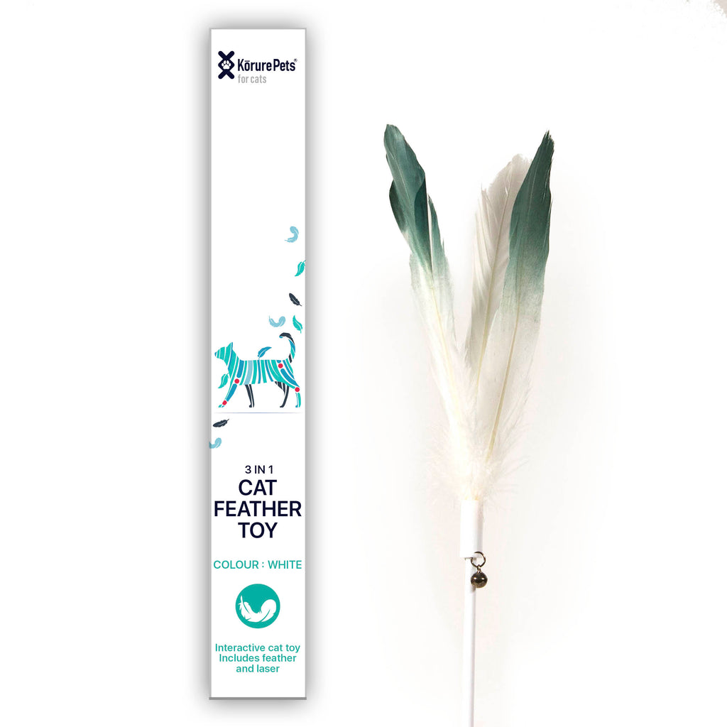 3-in-1 Cat Feather Toy